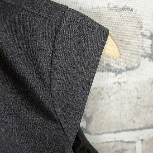 Mexx Career Sheath Dress Charcoal Gray Cap Sleeve Size 34 NWT Friends Classic - Picture 6 of 16